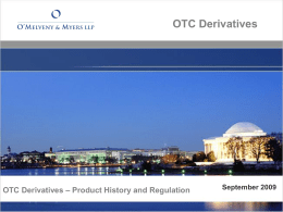OTC Derivatives Presentation