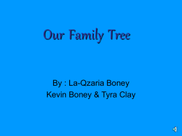 My Family Tree - Thirteen WNET New York