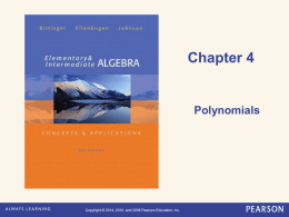 Elementary and Intermediate Algebra 6e