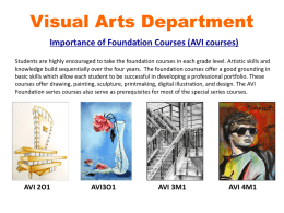 Visual Arts Department - Unionville High School