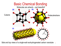 Basic Chemical Bonding - University of Waterloo