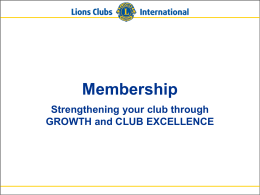 Membership Resources - Lions Clubs International
