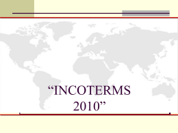 INCOTERMS 2010”