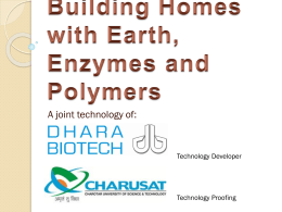 Building with Earth, Enzymes and Polymers