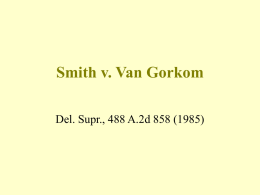 Smith v. Van Gorkom