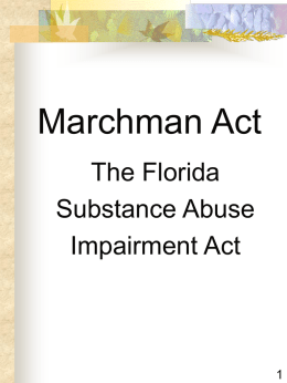 Marchman Act - Home | Florida Department of Children and