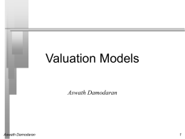 Valuation: Introduction - University of Connecticut