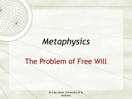 powerpoint presentation on Free Will