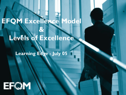 EFQM model - Zanjan University of Medical Sciences