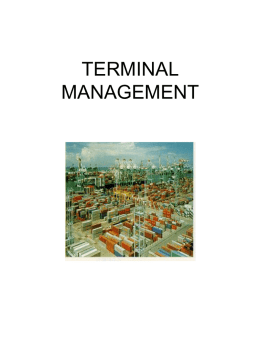 TERMINAL MANAGEMENT - Welcome to VPA home page!