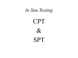 CPT Testing - College of Engineering Home Page