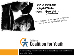Hidden in Plain Sight: A Statewide AssessMent of Youth