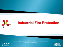 Industrial Fire Protection - CSP