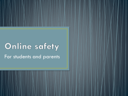 Online safety - Prague British School