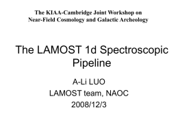 Introduction of 1D software of LAMOST