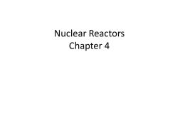 Nuclear Reactors - Department of Electrical and Computer