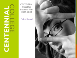 Business Plan [PDF] - Centennial College