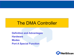 The DMA Controller - Digi International