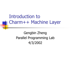 Charm++ Machine Layer