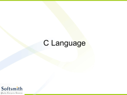 C Language - Softsmith