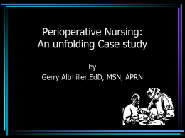 Perioperative Nursing