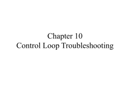 Chapter 8 Control Loop Troubleshooting