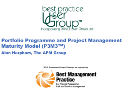 Portfolio Programme and Project Management Maturity Model