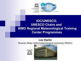 IOC UNESCO “Baltic Floating University” Programme