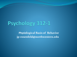 Psychology 312-1 - Northwestern University