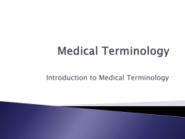 NURSING ONE Medical Terminology