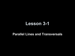 Lesson 1 Contents
