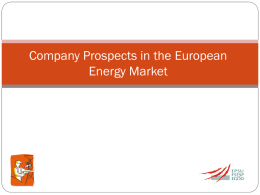 Company Prospects in the European Energy Market