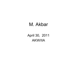 M. Akbar