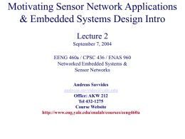 Node Localization in Sensor Networks