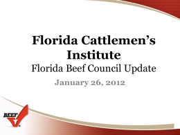 Florida Beef Council Board Meeting