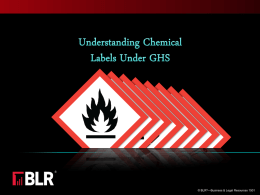 Understanding Chemical Labels Under GHS
