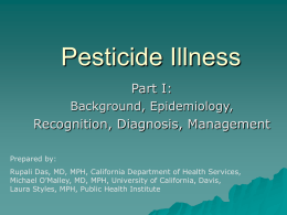 Health Hazards of Pesticides - AOEC