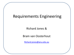 Requirements Engineering - Home - CS - CECS