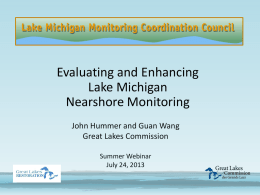 Evaluating and EnhancingLake MichiganNearshoreMonitoring