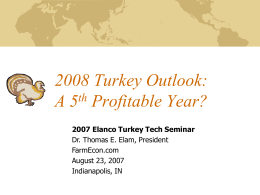 Supply, Demand and How to Make Money in the Turkey Business