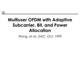 Multiuser OFDM with Adaptive Subcarrier, Bit, and Power
