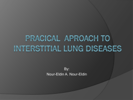 Interstitial Lung Diseases - eLearning