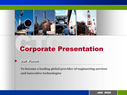 INTRODUCTION TO CTCI CORPORATION