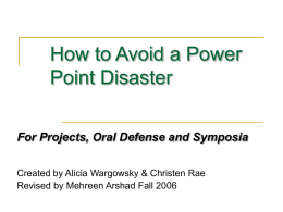 How to make a killer Power Point Presentation