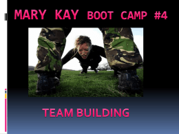 MARY KAY BOOT CAMP #4