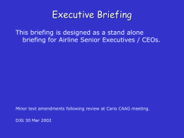 Executive Briefing