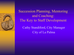 Succession Planning - Welcome to the CPRS Web site