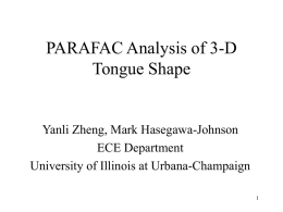 PARAFAC Analysis of 3