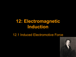 12: Electromagnetic Induction