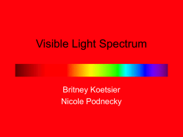 Visible Light Spectrum - Fermi Gamma